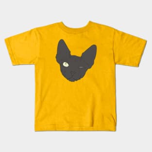 Winking Sphynx Kids T-Shirt